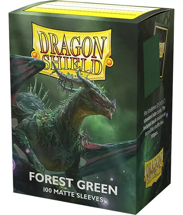 Dragon Shield Sleeves: Standard – Matte Forest Green (100 ct.)