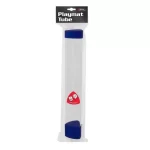 Tubo Porta Playmat BCW Tapa Azul con 3 Dados Incluídos