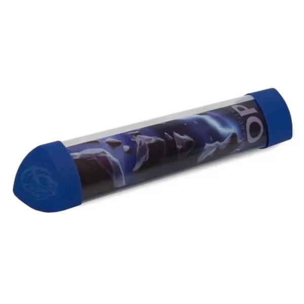 Tubo Porta Playmat BCW Tapa Azul con 3 Dados Incluídos - Imagen 3